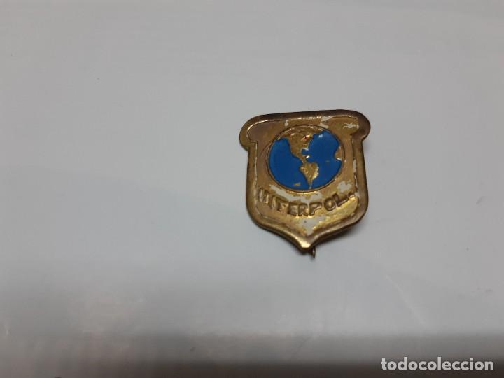 Pins de colecci&oacute;n: Pin/Insignia. Interpol, de alfiler - Foto 1