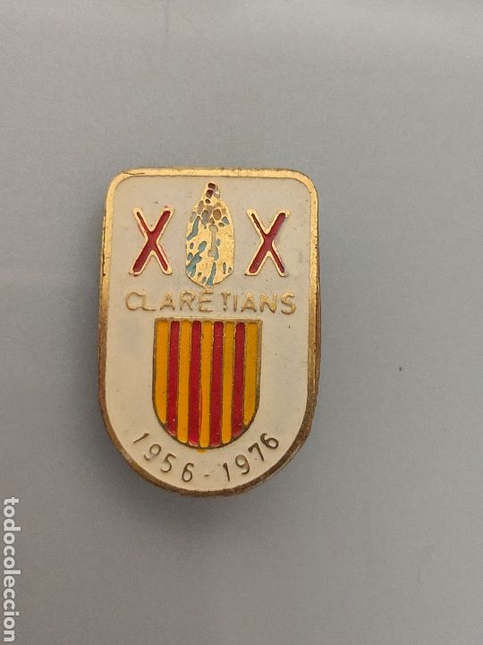 Pins de colecci&oacute;n: ANTIGUO PIN IMPERDIBLE CLARETIANS. XX ANIVERSARIO 1956-1976
