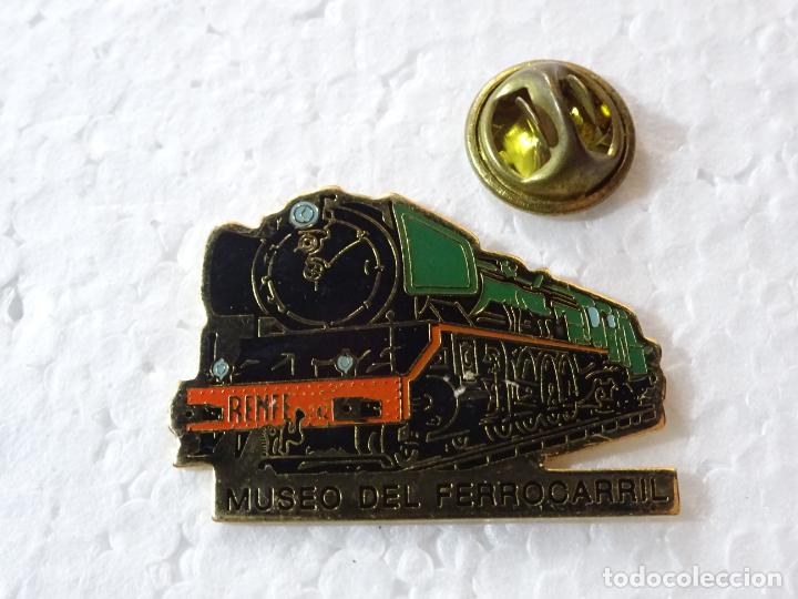 Pins de colecci&oacute;n: PIN DE TRENES FERROCARRILES. ESPA&Ntilde;A. ANTIGUA LOCOMOTORA MUSEO DEL FERROCARRIL RENFE