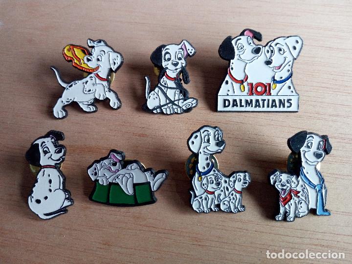 Lote 7 Pins / Insignias - Disney 101 Dalmatas
