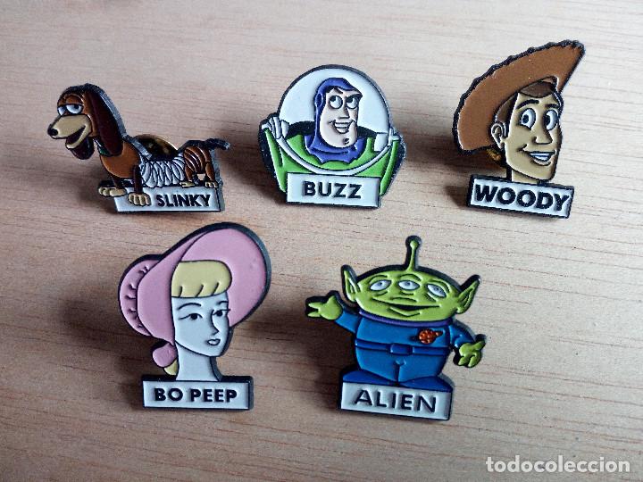 Pins de colecci&oacute;n: LOTE 5 PINS / INSIGNIAS - TOY STORY - PIXAR DISNEY
