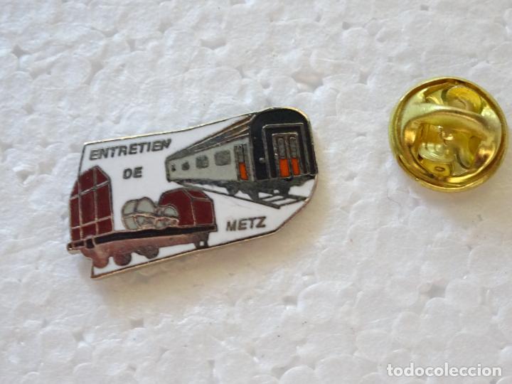 Collection pins: PIN DE TRENES FERROCARRILES. FRANCIA. ENTRETIEN DE METZ