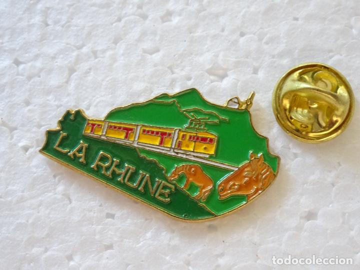 Pins de colecci&oacute;n: PIN DE TRENES FERROCARRILES. FRANCIA . TREN DE LA RHUNE
