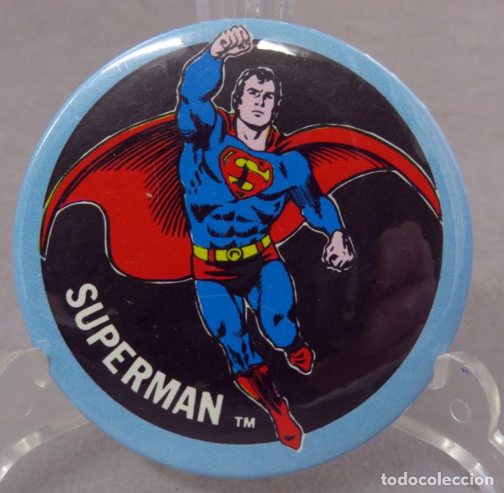 Pins de colecci&oacute;n: Chapa pin Superman DC c&oacute;mics 1978 - Foto 1