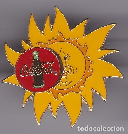 Collection pins: PIN CON PUBLICIDAD DE COCA-COLA - SOL - COKE