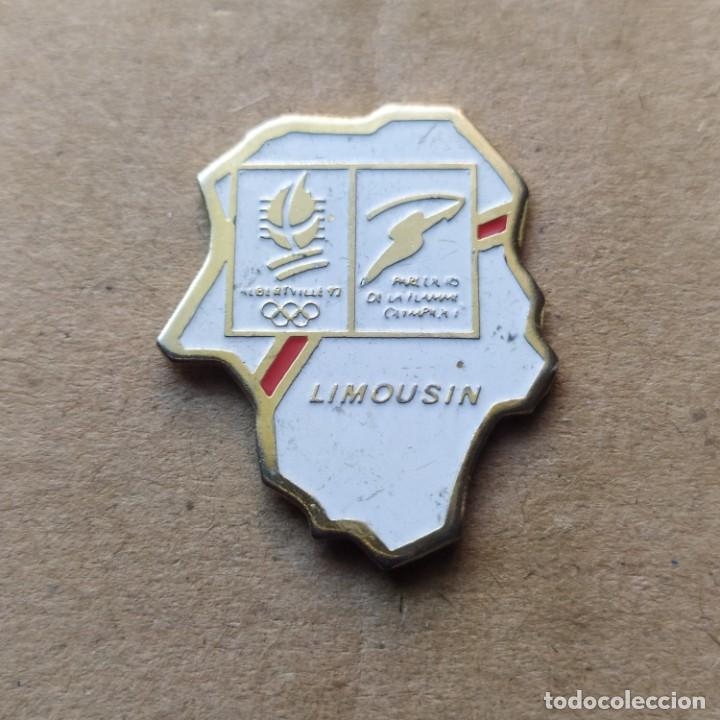 Collection pins: ## Pins olimpiada Albertville 92 - Portador llama olimpica Limousin##