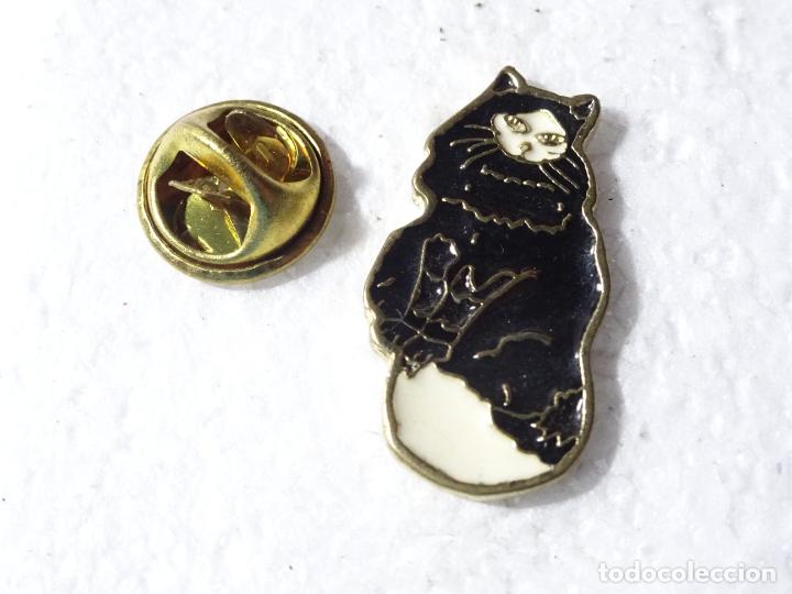 Pins de colecci&oacute;n: PIN DE ANIMALES. GATO NEGRO