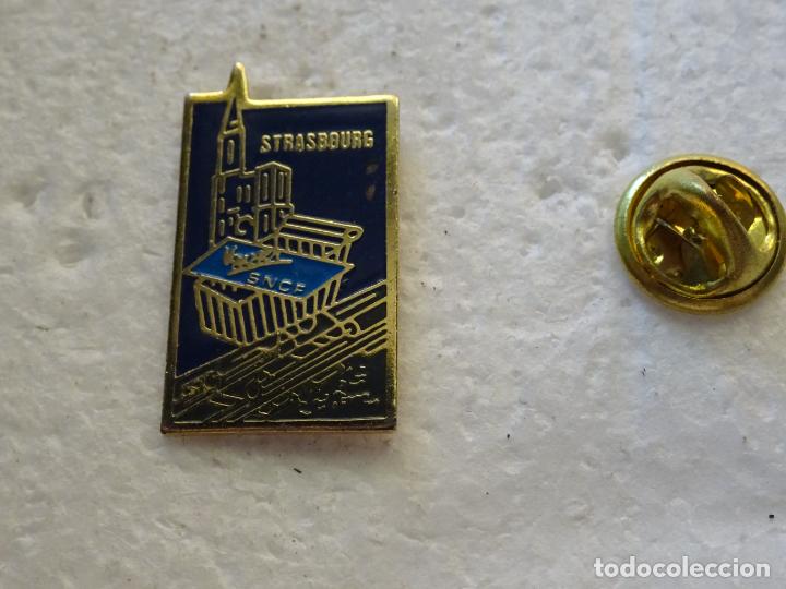 Pins de colecci&oacute;n: PIN DE TRENES FERROCARRILES. FRANCIA. SCNF. ESTRASBURGO