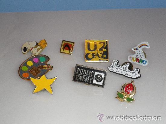 Pins de colecci&oacute;n: CONJUNTO DE PINS A&Ntilde;OS 80 - Foto 1