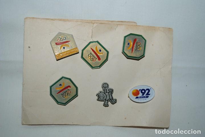 Collection pins: LOTE DE PINS DE BARCELONA 92