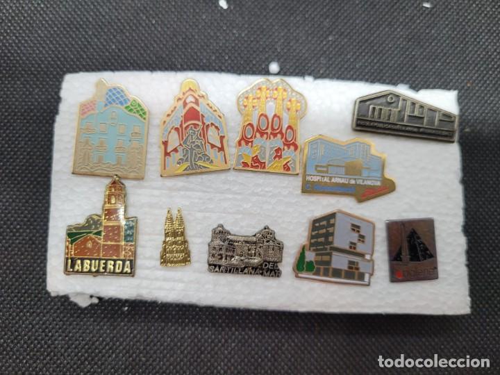 Pins de colecci&oacute;n: Colecci&oacute;n de 10 Pins de Edificios - Foto 1