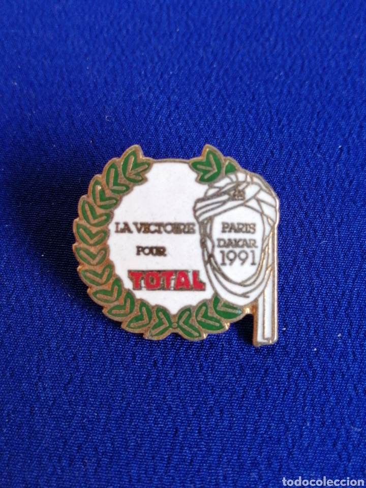 Pins de cole&ccedil;&atilde;o: PARIS DAKAR 1991 GASOLINERA TOTAL PIN