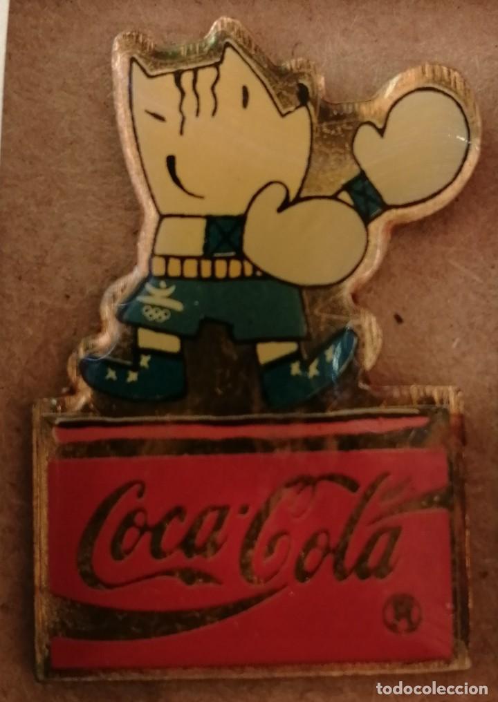 Pins de colecci&oacute;n: Pin Coca-Cola, Cobi, Olimpiada Barcelona 1992