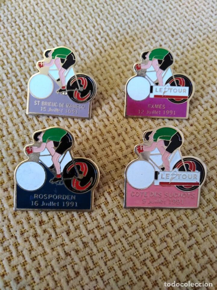 Pins de colecci&oacute;n: Lote Pins Ciclismo Le Tour