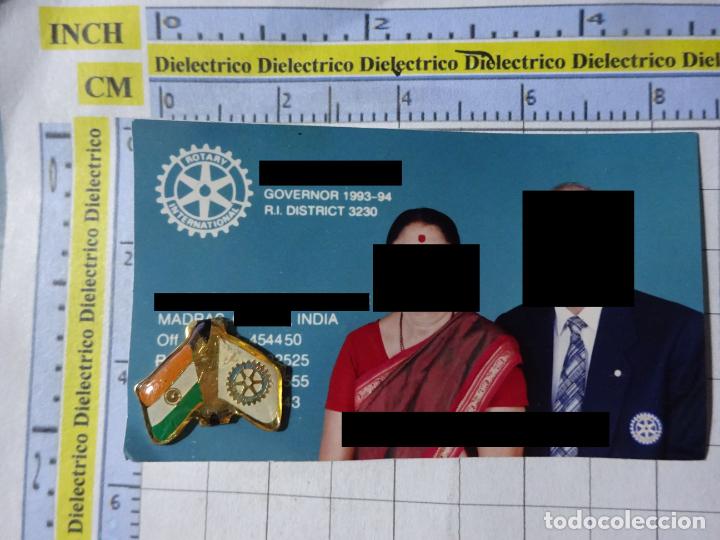 Pins e Spille di collezione: PIN DEL CLUB DE ROTARIOS. ROTARY INTERNACIONAL. 1993 1994. INDIA BANDERA DOBLE