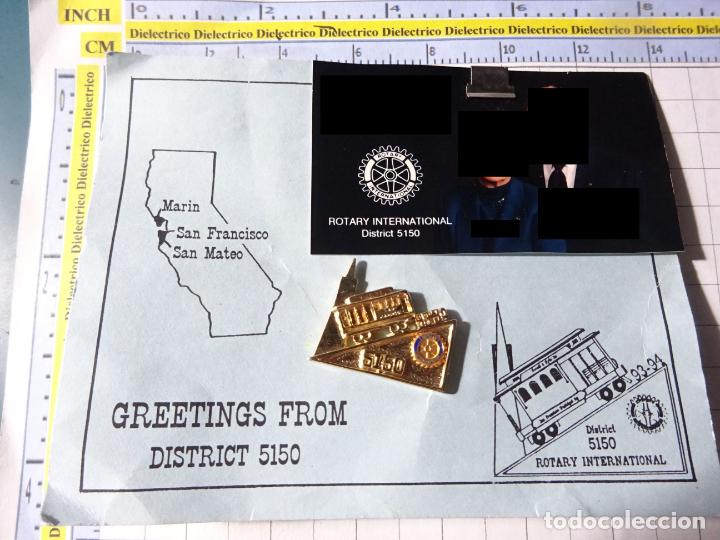 Pins e Spille di collezione: PIN DEL CLUB DE ROTARIOS ROTARY INTERNACIONAL 1993 1994 SAN FRANCISCO, USA. TRANV&Iacute;A