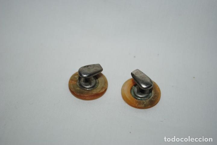 Pins de colecci&oacute;n: LOTE DE DOS GEMELOS DE NACAR - Foto 2