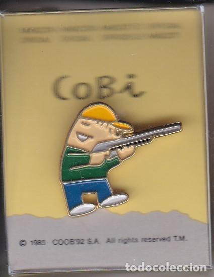 Pins de colecci&oacute;n: TIRO - PIN DE COBI DE LAS OLIMPIADAS DE BARCELONA 92 EN SU ESTUCHE ORIGINAL (NUEVO)