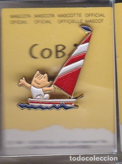 Pins de colecci&oacute;n: VELA - PIN DE COBI DE LAS OLIMPIADAS DE BARCELONA 92 EN SU ESTUCHE ORIGINAL (NUEVO)