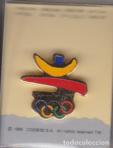 Pins de colecci&oacute;n: LOGO - EMBLEMA - PIN DE LAS OLIMPIADAS DE BARCELONA 92 EN SU ESTUCHE ORIGINAL (NUEVO)