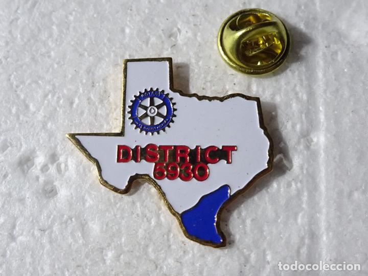 Pin's de collection: PIN DEL CLUB DE ROTARIOS ROTARY INTERNACIONAL. TEXAS, ESTADOS UNIDOS