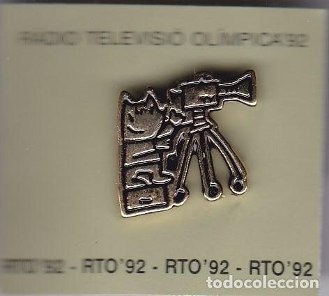 Pins de colecci&oacute;n: CAMARA DE TELEVISION - PIN DORADO DE COBI DE LAS OLIMPIADAS DE BARCELONA 92 (OLYMPIC GAMES)
