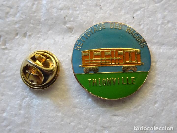 Pins de cole&ccedil;&atilde;o: PIN DE TRENES FERROCARRILES. FRANCIA. NETTOYAGE DES WAGONS THIONVILLE