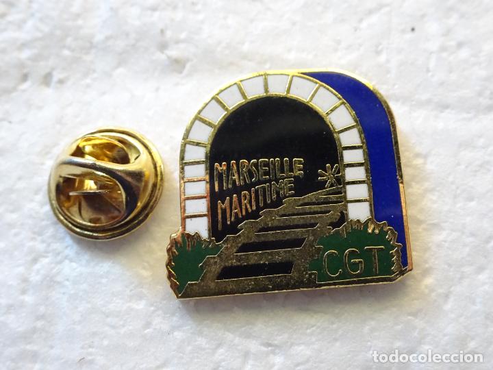 Sammlung von Pins: PIN DE TRENES FERROCARRILES. FRANCIA. TUNEL CGT MARSELLA MARITIME