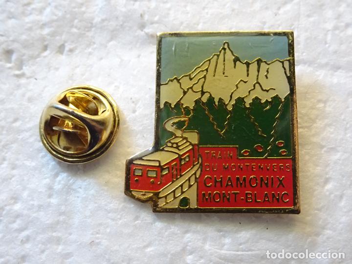 Sammlung von Pins: PIN DE TRENES FERROCARRILES. FRANCIA. TREN ALPINO CHAMONIX MONT BLANC