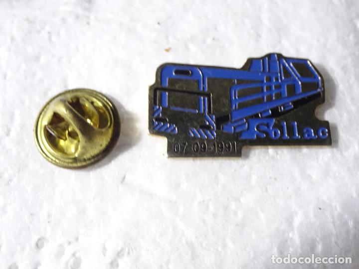 Pin's de collection: PIN DE TRENES FERROCARRILES. FRANCIA. SOLLAC 1991