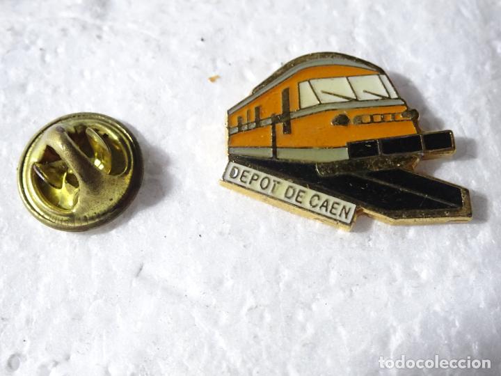 Pins de colecci&oacute;n: PIN DE TRENES FERROCARRILES. FRANCIA. DEPOT DE CAEN