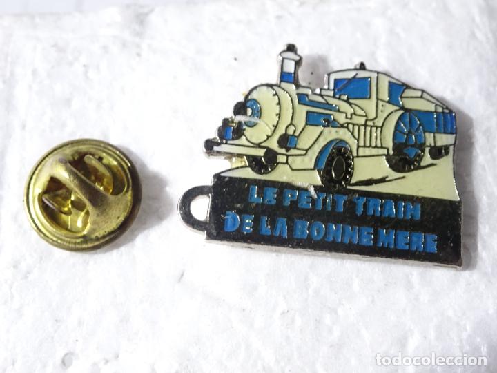 Collection pins: PIN DE TRENES FERROCARRILES. FRANCIA. TREN BUS TUR&Iacute;STICO LE PETIT TRAIN DE LA BONNE MERE