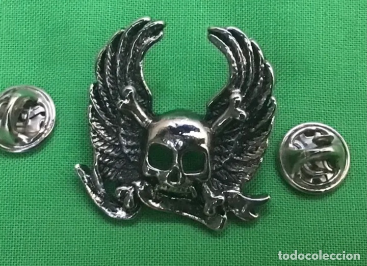 Pins de colecci&oacute;n: INSIGNIA CALAVERA ALADA - Foto 2