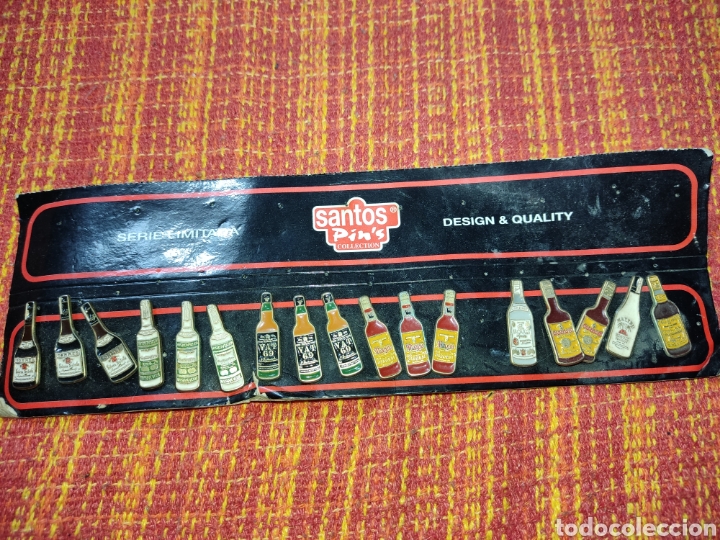 Pins de colecci&oacute;n: Pins botellas santos Design & Quality
