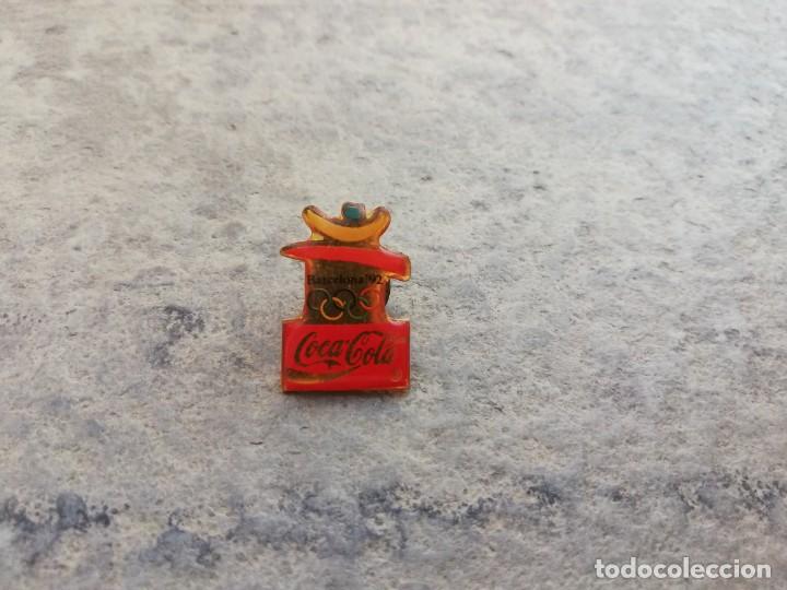 Pins de colecci&oacute;n: PIN DE COCACOLA DE LA COLECCION COBIS DE LAS OLIMPIADAS DE BARCELONA 92