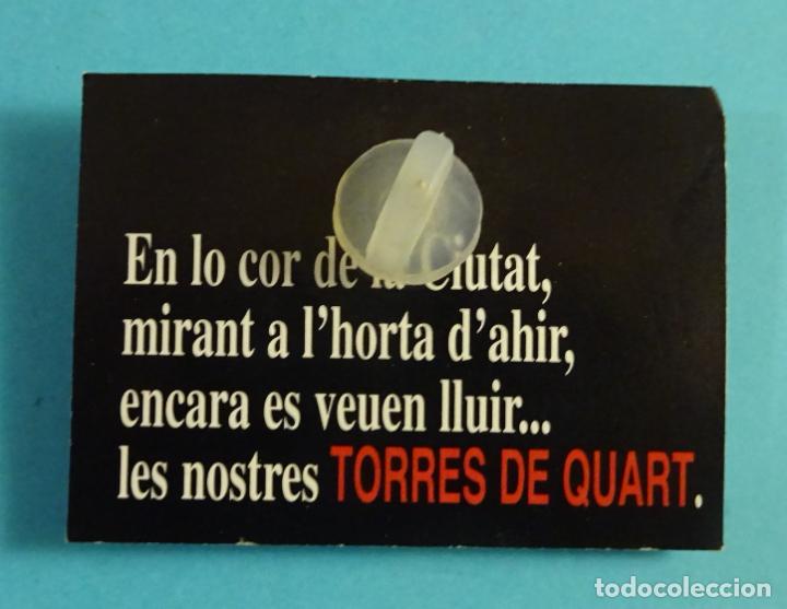 Pins de colecci&oacute;n: PIN TORRES DE QUART. VALENCIA - Foto 2