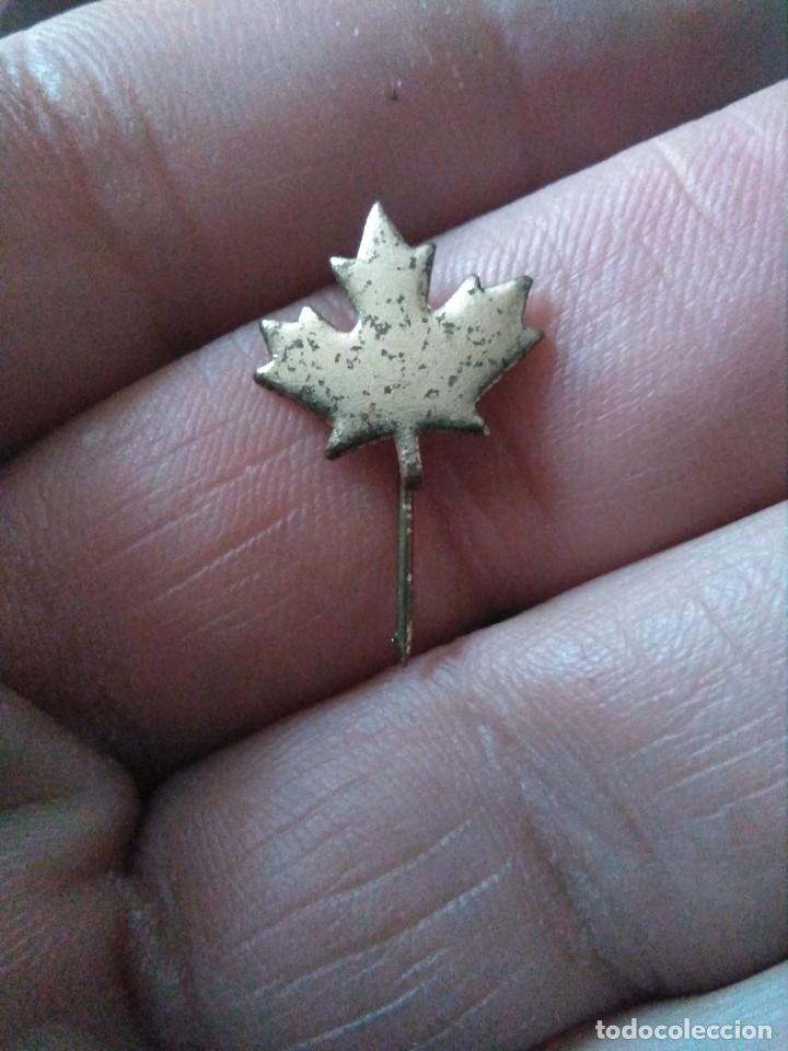 Pins de colecci&oacute;n: PINS HOJA ARCE PABELL&Oacute;N CANADA EXPO 92