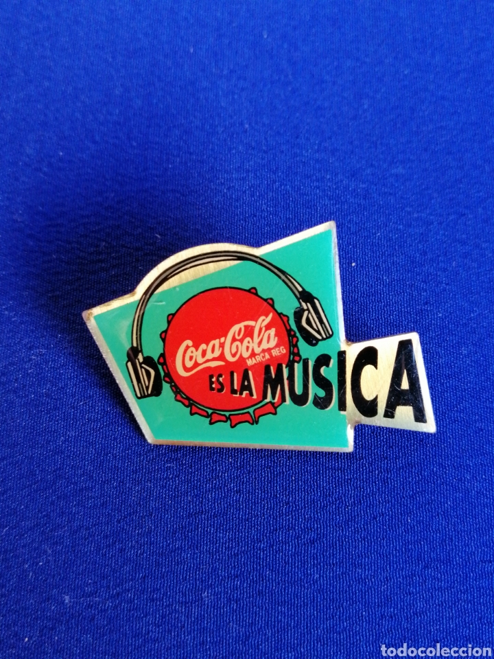 Pins de colecci&oacute;n: COCA-COLA ES LA M&Uacute;SICA PIN