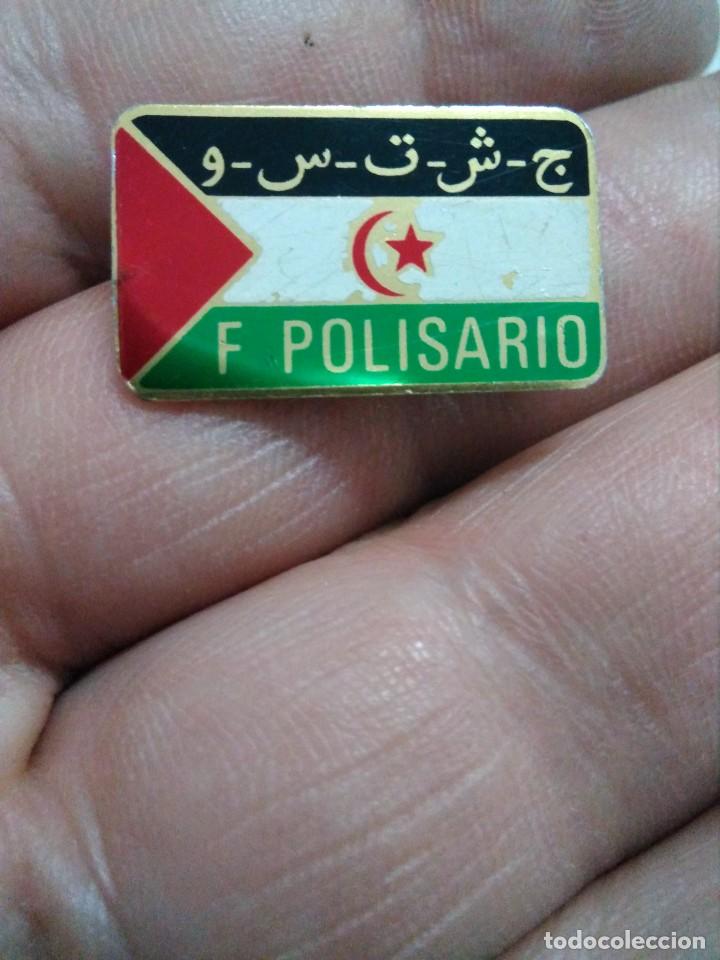 Pins de colecci&oacute;n: INSIGNIA FRENTE POLISARIO ANTIGUO SAHARA ESPA&Ntilde;OL A&Ntilde;OS 70
