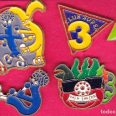 Pins de colección: 5 PINS TV3 CLUB SUPER 3. PIN, PINES.. Lote 223117028