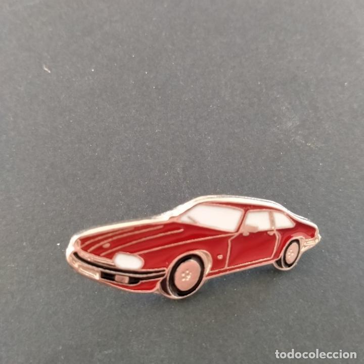 Pins de colecci&oacute;n: pin jaguar xjs granate