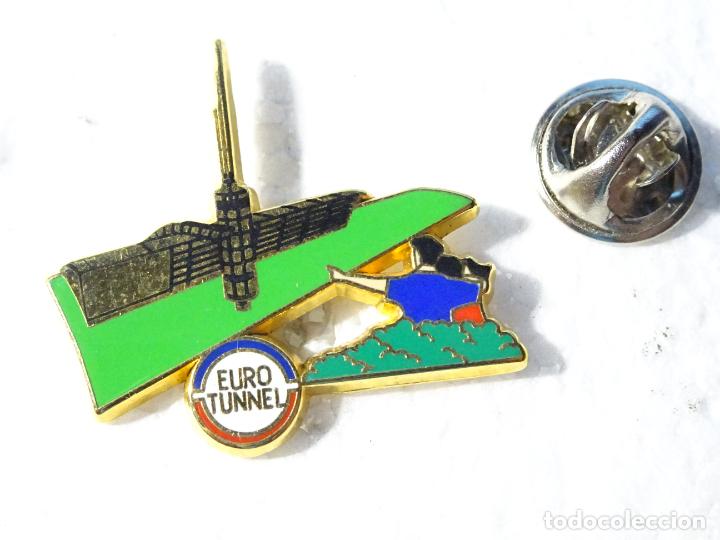 Pins e Spille di collezione: PIN DE TRENES FERROCARRILES. FRANCIA GRAN BRETA&Ntilde;A. EUROT&Uacute;NEL EURO TUNNEL