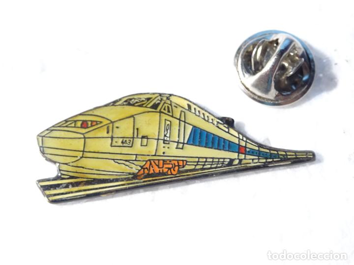 Collection pins: PIN DE TRENES FERROCARRILES. FRANCIA TREN ALTA VELOCIDAD 443