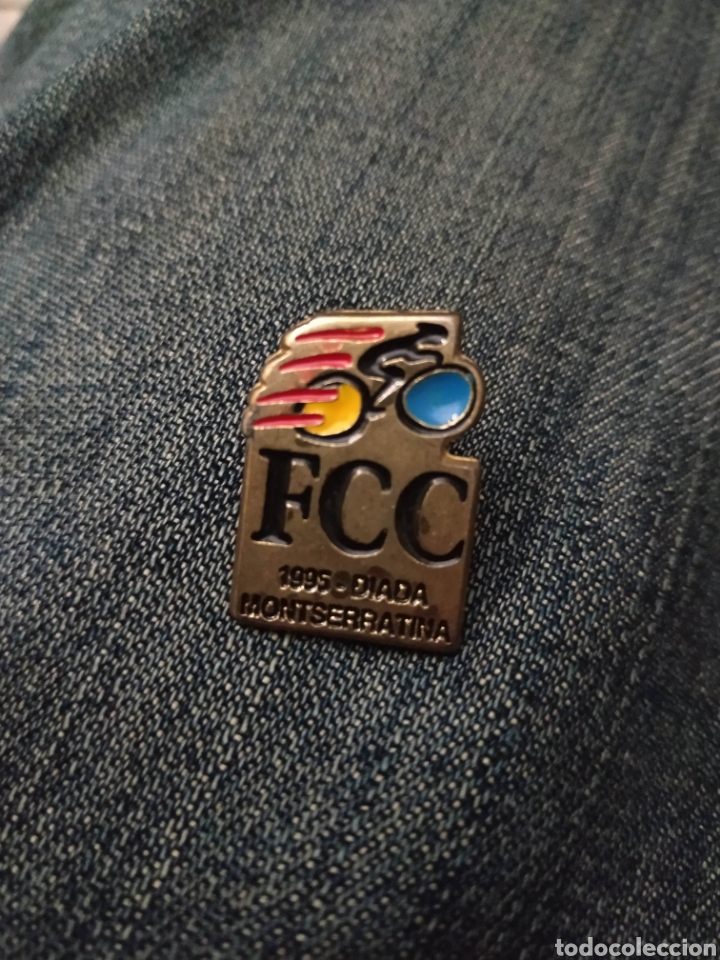 Pins de colecci&oacute;n: Badge Federaci&oacute;n Catalana de ciclismo Diada montserratina 1995