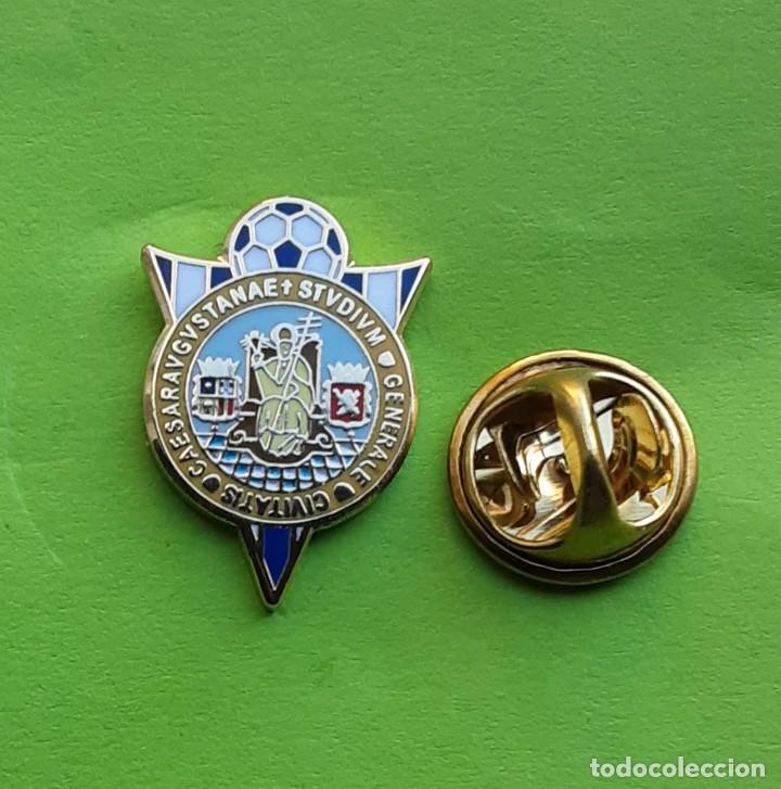 Pins de colecci&oacute;n: PIN FUTBOL ESMALTADO - ESCUDO FUTBOL - CAT. NACIONAL - C.D. UNIVERSITARIO - ZARAGOZA