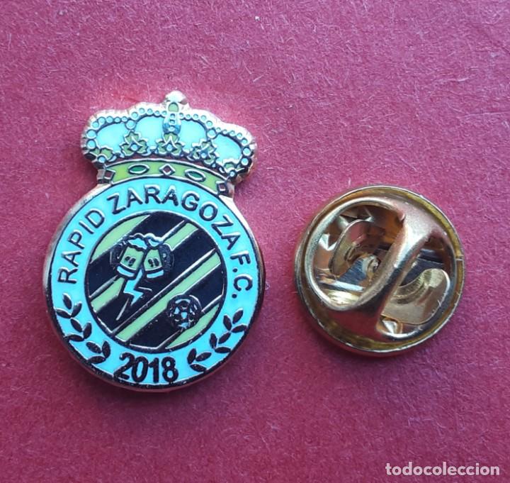 Pins de colecci&oacute;n: PIN FUTBOL ESMALTADO - ESCUDO FUTBOL - RAPID ZARAGOZA F.C. - ZARAGOZA