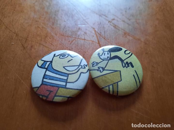 Sammlung von Pins: COBY Y AMIGO. MARISCAL 2 CHAPAS. PIN. 0,31 MM. DI&Aacute;METRO. DETR&Aacute;S MET&Aacute;LICO. BUEN ESTADO. DIFICIL