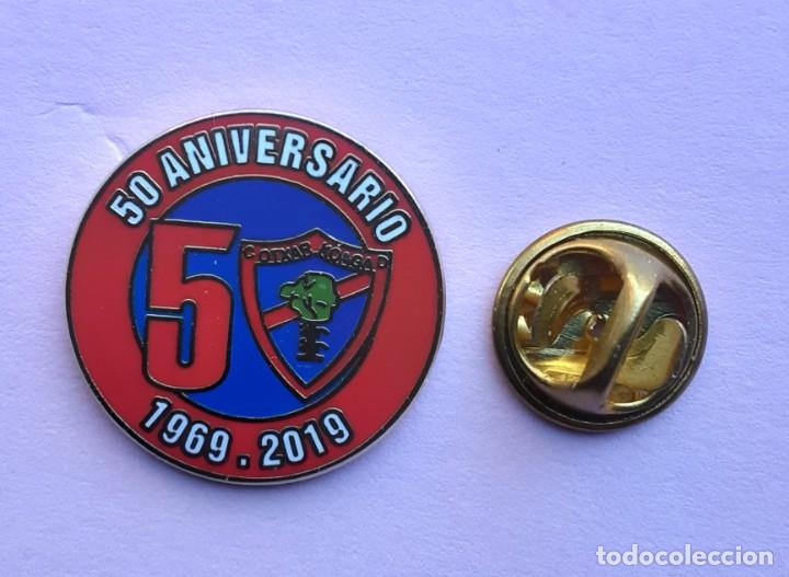 Pins de colecci&oacute;n: PIN FUTBOL ESMALTE - ESCUDO DEL 50 ANIVERSARIO - C.D.OTXARKOAGA - BILBAO - VIZCAYA