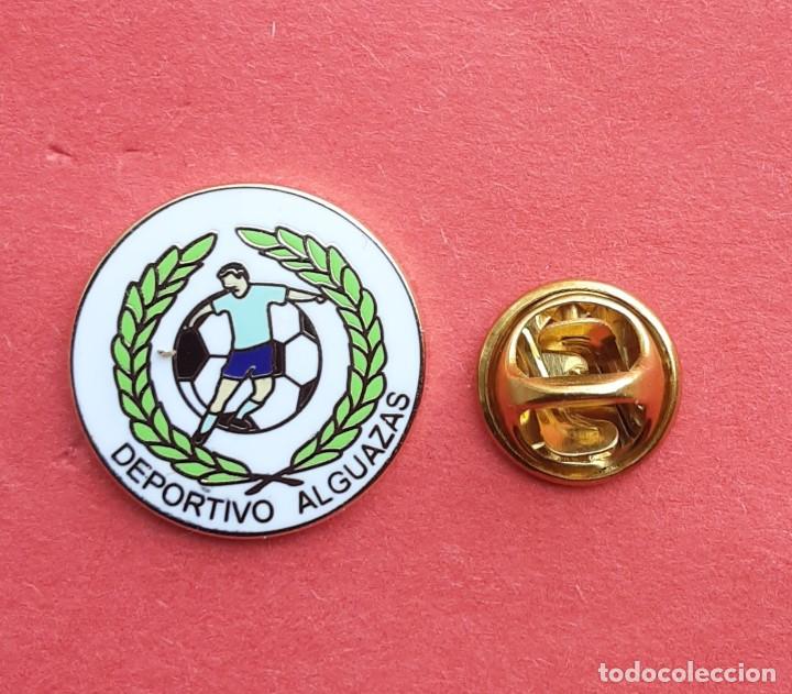 Pins e Spille di collezione: PIN FUTBOL ESMALTE - ESCUDO DEL DEPORTIVO ALGUAZAS - FUTBOL BASE - ALGUAZAS - MURCIA