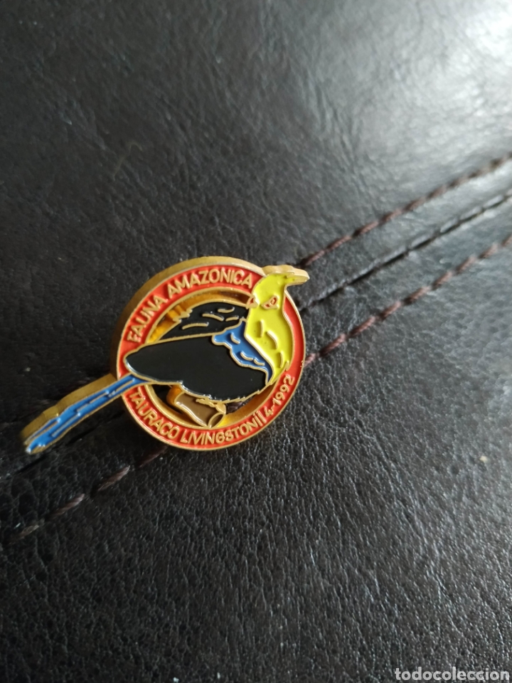 Pins e Spille di collezione: Pin ave p&aacute;jaro fauna amaz&oacute;nica tauraco Levingston
